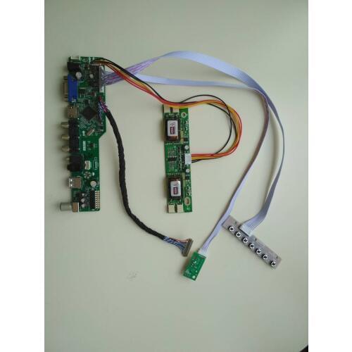 AV AUDIO LCD LED TV HDMI USB VGA 4 CCFL lamps driver card Controller Board display For LM190WX1-TLD1 1440X900 panel