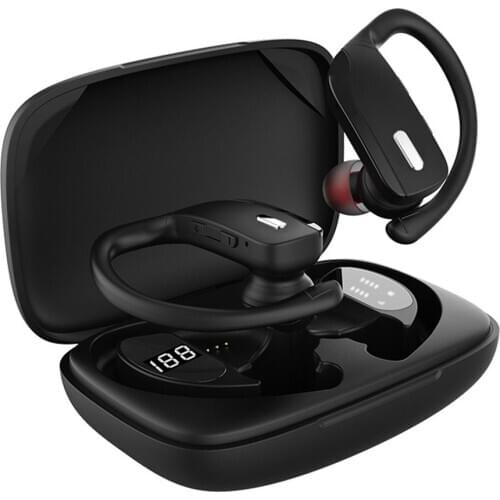 T17 TWS Bluetooth V5 Wireless in-Ear Headset with LED Power Display HiFi HD Call