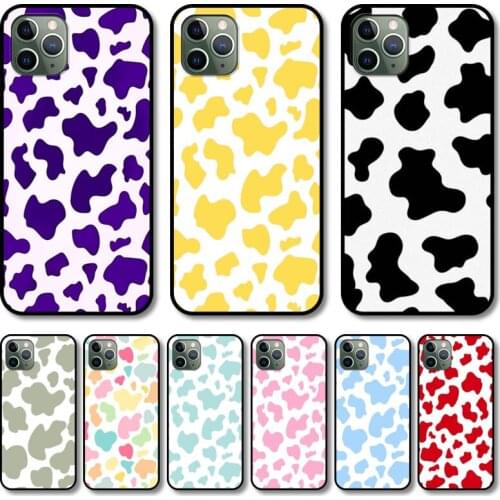 Cute cows Phone Case cover For iphone 12 11 8 7 6 s XR Pro Max PLUS X XS SE 2020 mini black cell shell