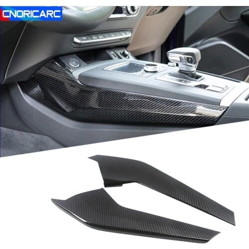 Car Styling Center Console Gearshift Both Side Panel Decoration Cover Trim For Audi Q5 FY 2018 2019 LHD Interior Accessories