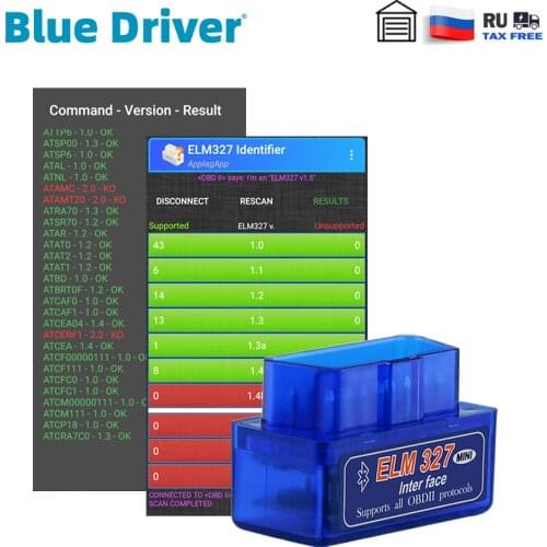 Mini Bluetooth ELM327 V1.5 OBD2 Scanner for Car Check Engine Fault Code Diagnostic Scan Tool with PIC18F25K80 Chipset ELM 327
