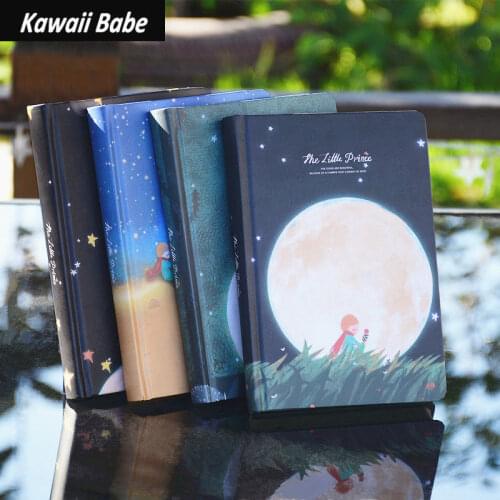 128 Sheets The Little Prince Diary Journal Notebooks Travel Notebook Kids Gift Colored Inside Pages School Office Supplies