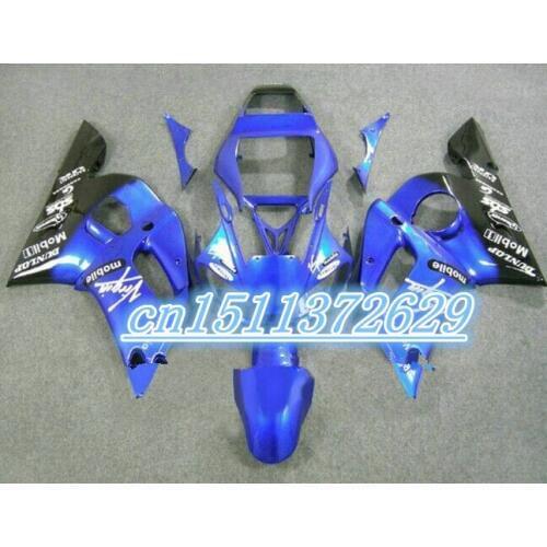 Dor-Fairing Bodywork Kits For YZF R6 1998-2002 YZF R6 1998 1999 2000 2001 2002 for blue black D