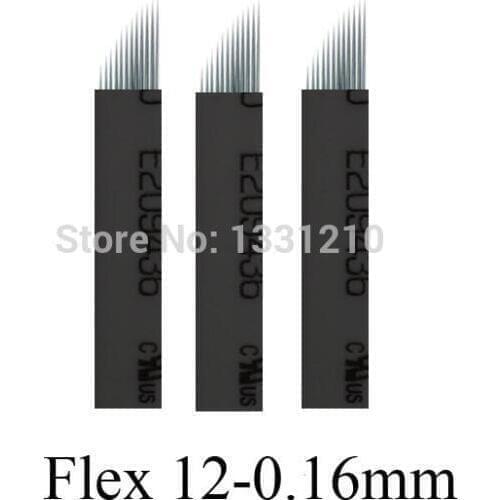 Nano F12 Pontas 0.16mm Microblading Needles Tattoo Needle for Tebori Manual Pen Nano Blade Agulhas