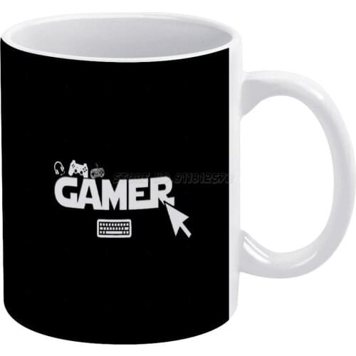 Gamer Cult Gaming White Mug To Friends and Family Creative Gift 11 Oz Mug Coffee Ceramic Mug Gamer Gaming Genesis Megadrive Re