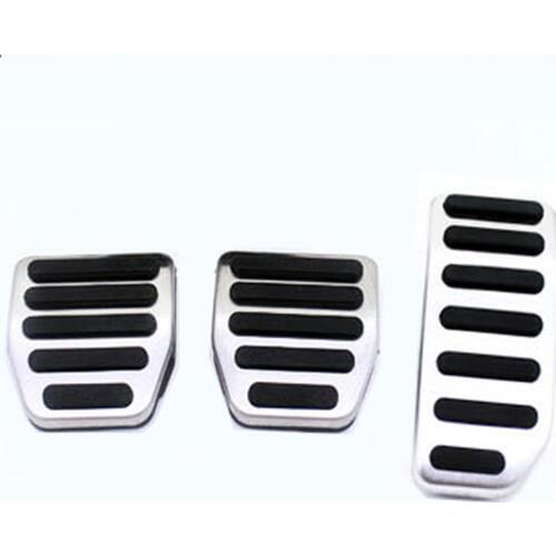 For Volvo XC60 S60 V60 S80 AT and MT 2010-2015 Brake and Accelerator Pedals Cover Accessories Non-Slip Car Pedal Set Kit Pedali
