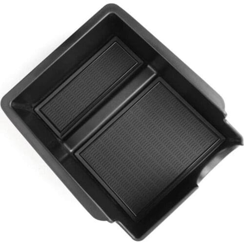 Center Console Organizer Tray for 3 Y 2021 Car Flocked Armrest ,Suede