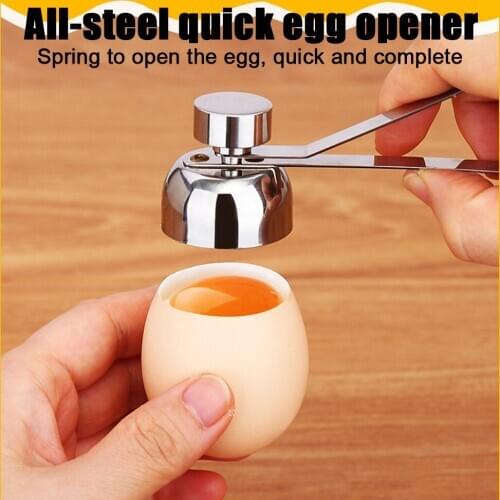 Metal Egg Scissors 304 Stainless Steel Topper Eggshell Cutter Opener Hand Tool Boiled Egg Opener Creative Kitchen Tools