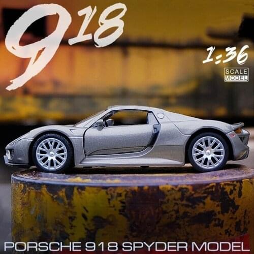 Nicce 1:36 Porsche 918 Sports Car Alloy Model Diecast Toy Vehicles Metal Toy Car Model High Simulation Collection Kids Toy Gift