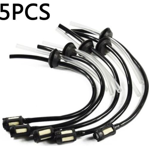5pcs Fuel Hose Pipe Kit W/ Fuel Filter For 4 Stroke Trimmer Brushcutter Lawnmower Home Garden Supplies Newly