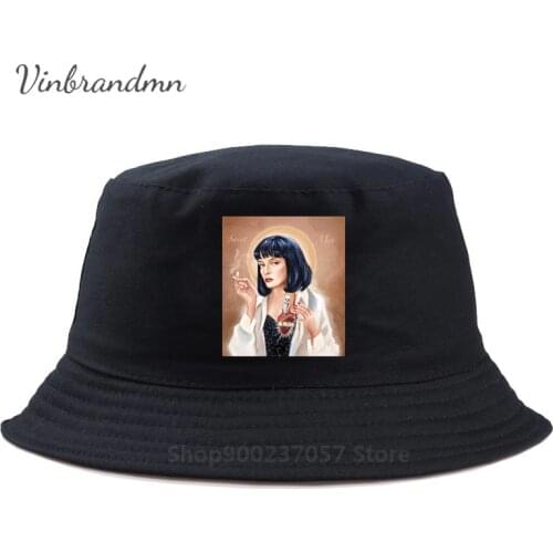 New Style New Arrival Saint Pulp Fisherman Hat Fiction Holy Mia Wallace High Quality Hip Hop Summer Panama Bucket Hat