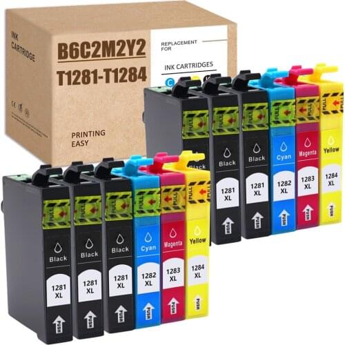 SZ T1281 T1282 T1283 T1284 T1285 Compatible for Epson Stylus S22, SX125/130/230/235W/420W/425W/430W/435W/440W/445W, BX305F/FW/FW