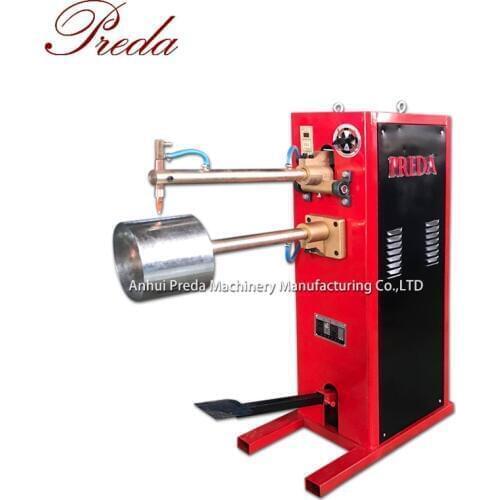 Round tube spot welder