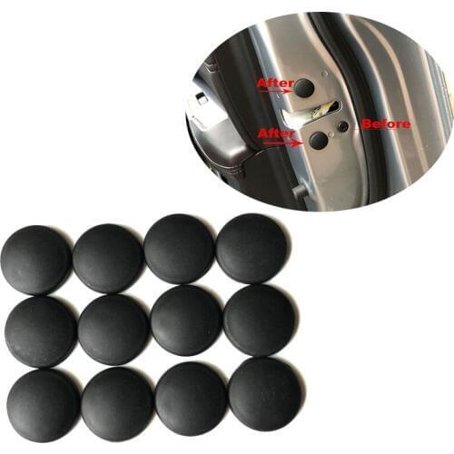 12pcs Car Door Lock Screw Cover For Toyota SIENTA Vellfire Verso PROACE Hilux Tacoma Tundra 4Runner FT-EV FT-HT AYGO Salvage