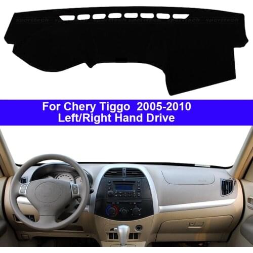 Car Auto Inner Dashboard Cover DashMat Carpet Cape For Chery Tiggo 2005 2006 2007 2008-2010 Protector Rug Anti-UV Block Sun Ray