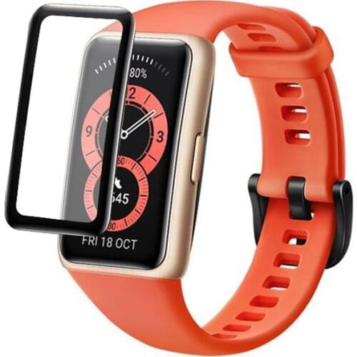 3D Curved Full Edge Smartband Protective Film Cover For Huawei Band 6 Smart Bracelet Band6 Wristband Screen Protector Case
