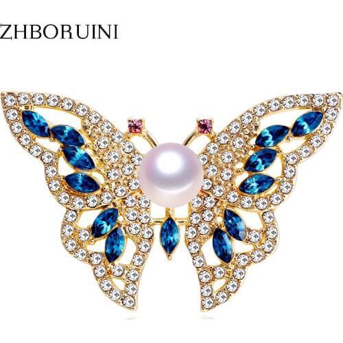 Белые броши на одежду ZHBORUINI China At AliExpress