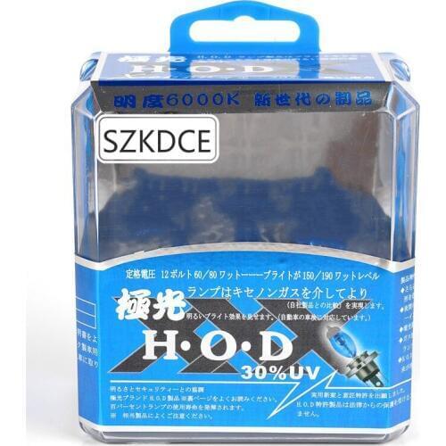 2x H1 12V 100W 6000K Xenon HOD Super White Car Halogen Head Light Bulbs Auto HeadLight Bulb Automobile Fog Light Bulb