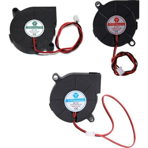 3D Printer Cooling Fan 5015 50x50x15mm Centrifugal Blower Fan 5V 12V 24V 2-Pin Brushless Cooling Cooler Fan