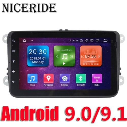 Android 9.0 Car dvd radio for Volkswagen polo golf passat tiguan skoda yeti superb rapid autoradio GPS Navigation RDS WIFI BT