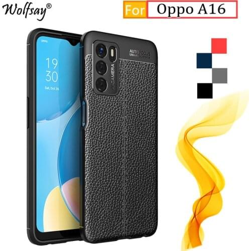 For Oppo A16 Case For Oppo A16 A15 A15S A35 A12 Fashion Rubber Housings Bumper Silicon Back Case For Oppo A16 A 16 CPH2269 Cover