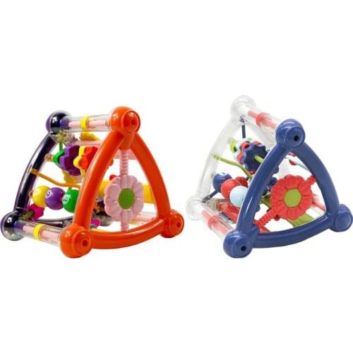 Baby Toys Grasp Training Early Educational Color 3D Swinging Tripod Rattles Childrens Sensory Educational Game
