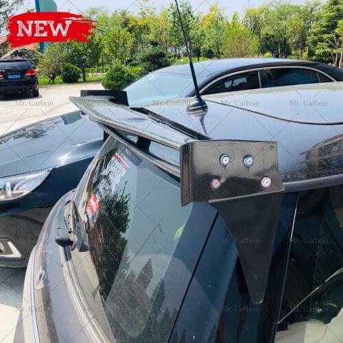 FOR MINI COOPER S R56 R57 R58 DUELL AG STYLE CARBON FIBER SPOILER TRIM BODY KIT TUNING PART FOR R56 R57 R58 CARBON ROOF WING