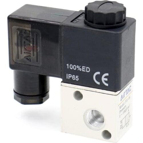 Direct Action Electromagnetic Valve 3V1-06 1/8" 2 Position 3 Way Pneumatic Solenoid Valve