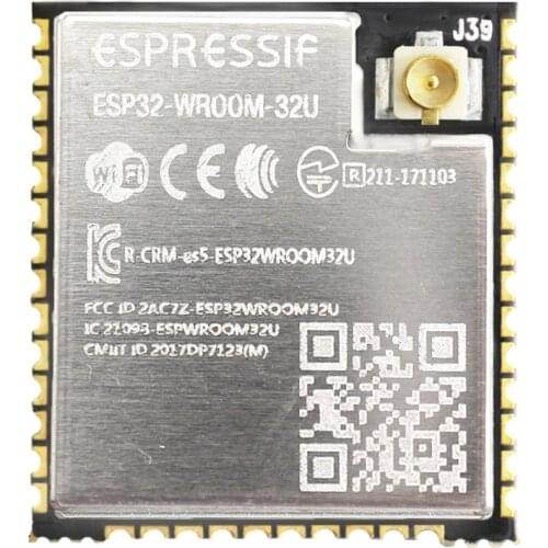 ESP32 ESP32-WROOM-32U Wireless WiFi+Bluetooth Module IPEX Antenna connector 32Mbits 4MB Flash Memory Espressif Original