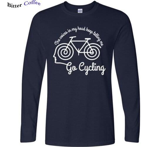 NEW Voices In My Head Cyclinger MENS RLTW T-SHIRT Tee Cycle Cyclinger Bicycle Birthday Basic Models Print T Shirt Autumn Casual