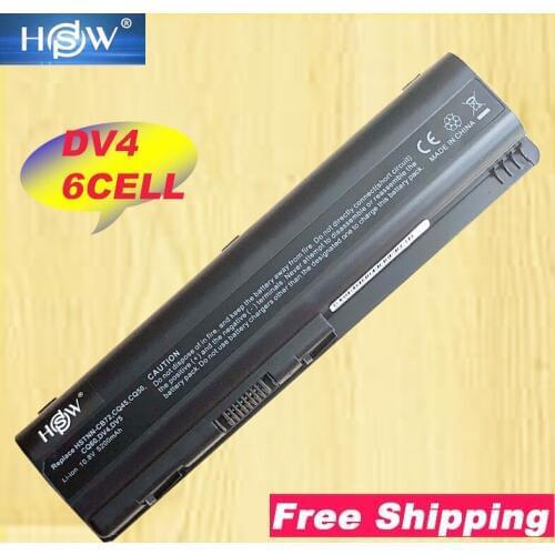 HSW New 6 CELLS laptop battery for hp DV4 DV5 DV6 CQ30 CQ40 CQ45 CQ50 CQ60 CQ61 CQ71 G50 G60 G70 HSTNN-W49C FREE SHIPPING