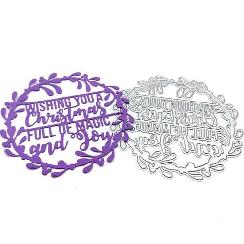 Julyarts Garland Metal Cutting Dies For Scrapbooking New 2020 Crafts Creative New Metal Cutting Dies Scrapbook Embossing Paper