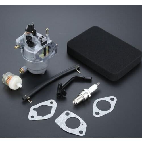 Chainsaw Carburetor With Carb Gasket Air Filter Spark Plug Kit For Generac GP5000 GP5500 GP6500 GP7500E 389cc 8125W 0J58620157