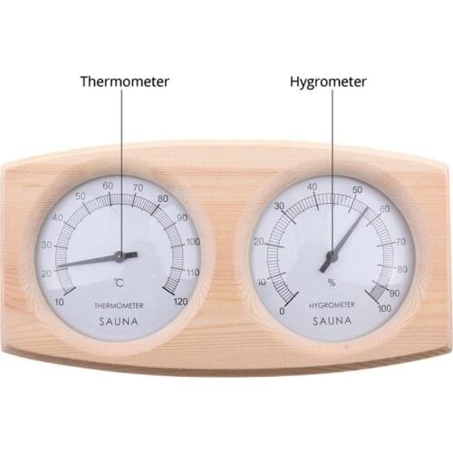 Sauna Thermometer Hygrometer Indoor Convenient Temperature Sensor Humidity Meter Gauge Instruments Probe Weather Station Home