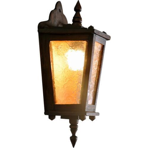 Handmade Thai Style Wall lamp Creative Lights Lighting Hotel Club Bedside Retro Wall Sconce Lamp Loft Vintage Vanity Light Deco