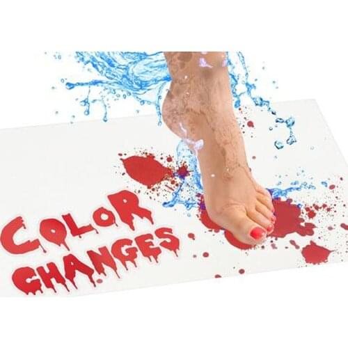 Halloween Doormat Blood Novelty Bathroom Bath Floor Mat Europe Style Carpet Rug Water Absorption Non-slip 40*70cm Doormats