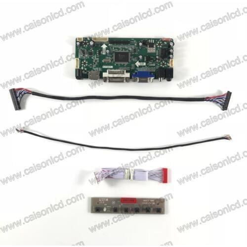 NT68676 LCD controller board support DVI+VGA+AUDIO for LCD panel 12.1 inch 1024 X 600 LCD model easy repair free shipping