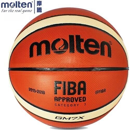 Original Molten GM7X Basketball Official Size 7 Mens Basketball Ball For Indoor Outdoor Training Free With Ball Needle+Mesh Net