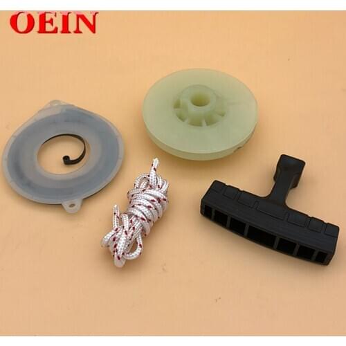 Recoil Starter Pulley Spring Rope Repair Kit for HUSQVARNA 461 460 455 450 445 Gasoline Chainsaw Parts Replacement 537092501