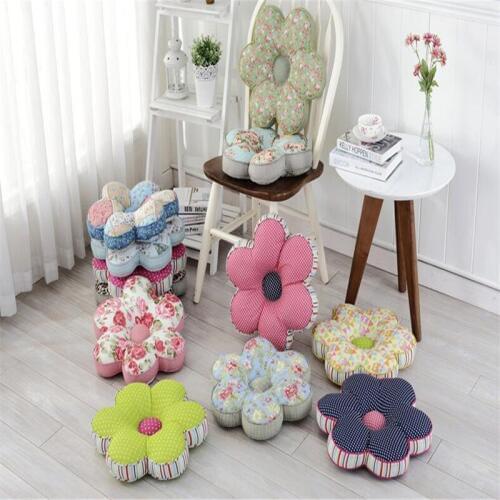 Mordern Style Flower Patchwork Throw Pillow Buttock Cushion With Inner Decoration Diameter 42CM Free Shipping Waist Bloster