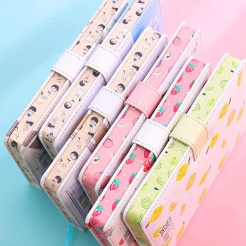 Student Notebook for Daily Dairy Cute Magnetic Buckle Kawai Hand Book Simple Ins Wind Hand Book Cute Notebook for Students