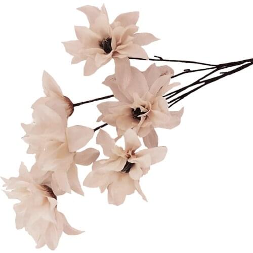 Decoration Real Touch Phalaenopsis Orchids Latex 3D Printing Home For Wedding 21 Heads Flower