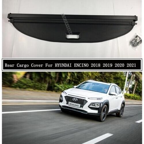 Rear Cargo Cover For HYUNDAI ENCINO 2018 2019 2020 2021+ Partition Curtain Screen Shade Trunk Security Shield Auto Accessories
