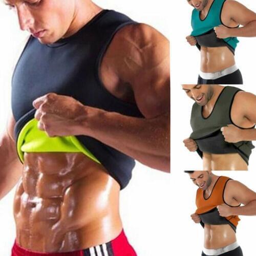 S-XXXXL Men Body Gym Slimming Tummy Shaper Belly Underwear Shapewear Waist Girdle Shirt Vest for Weight Loss Large Size