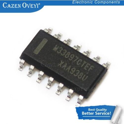 1pcs/lot MCZ33897EF MCZ33897 MC33897EF SOP-14 Single Wire CAN Transceiver IC In Stock