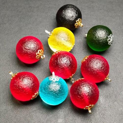 1pcs Natural Czech Glass Meteorite DIY Jewelry Pendant Decoration