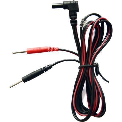 100 Pieces Jack DC Head 2.35mm Electrode Lead Wires Plug 2.0mm For TENS Unit 7000