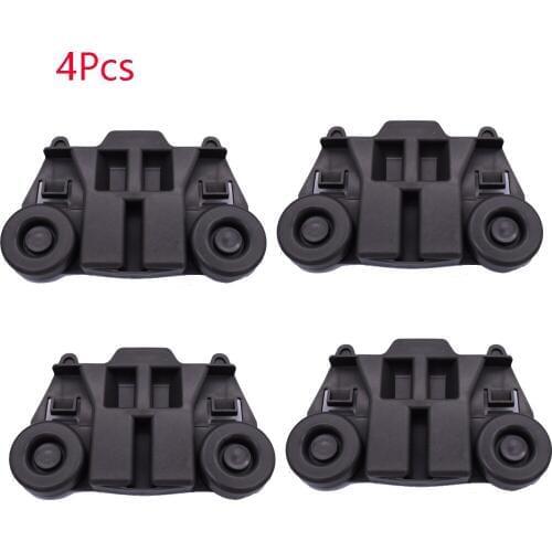4Packs W10195417 Dish Washer Rack Roller for Whirlpool Dishwasher Lower Rack Wheels Dishrack Roller Replacement