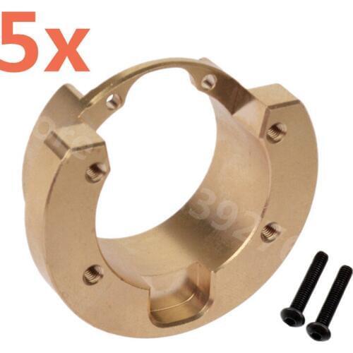 5 Pieces RC Cars TRX4 Brass Counterweight Steering Block Wheel Knuckle Axle For 1/10 1:10 RC Rock Crawler Truck Traxxas TRX-4 T4