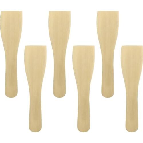 6pcs Non-stick Wooden Spatula Small Wood Turner Cooking Shovel Kitchen Utensils